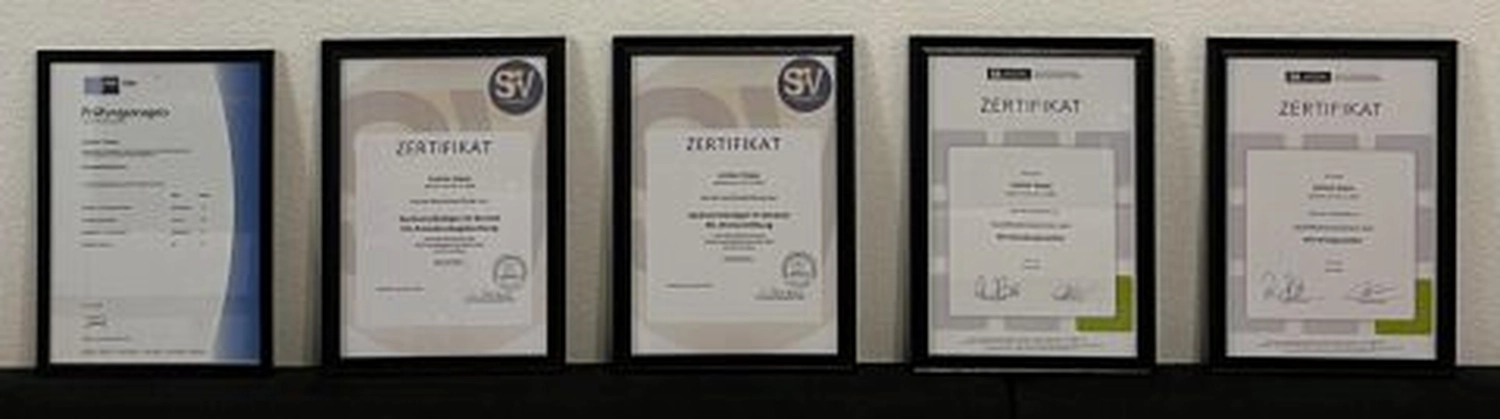 SVH Sachverständigenbüro - Kfz-Sachverständiger - Zertifikat