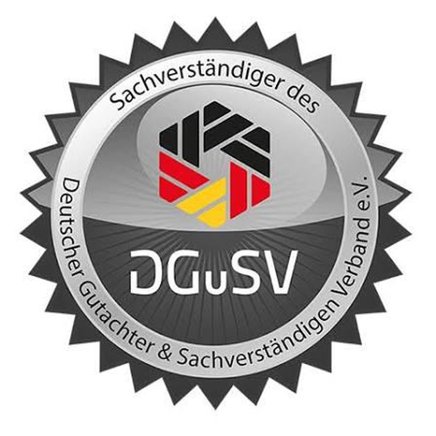 SVH Sachverständigenbüro - Kfz-Sachverständiger - Logo Deutscher Gutachter und Sachverständigen Verband (DGuSV).